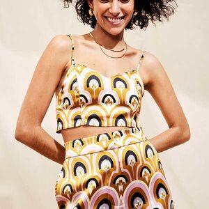 House of Harlow colorful crop top